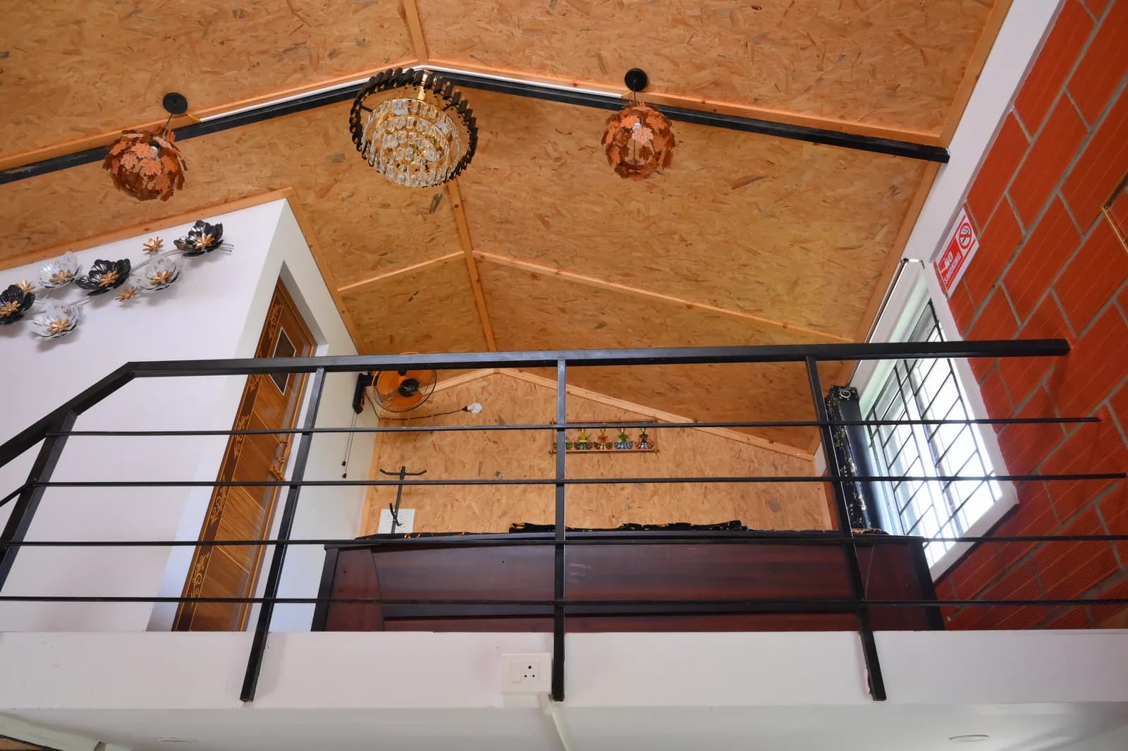 Glimpse of the interior space